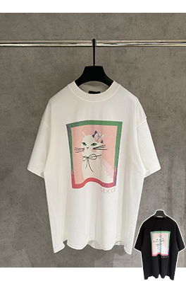 グッチスーパーコピー GUCCI 新しいプリント半袖Tシャツ