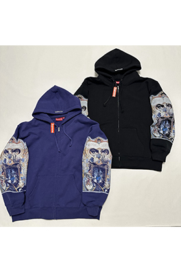 シュプリーム SUPREME マイケルジャクソンのアルバムプリントジップアップパーカー