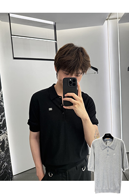 セリーヌスーパーコピー ニット刺繍半袖ポロシャ