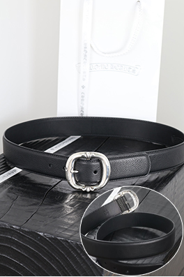 クロムハーツコピー Gunslinger クラシックなリングバックルレザーベルト