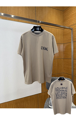 ルイヴィトン L.V.M. ロゴ刺繍半袖Tシャツ