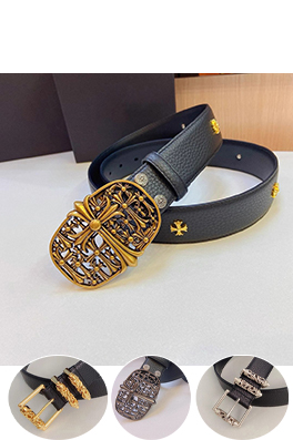 クロムハーツ クラシックなクロススタッズベルト