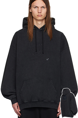 ヴェトモンコピー VETEMENTS 新しいウォッシュのフード付きスウェットシャツ