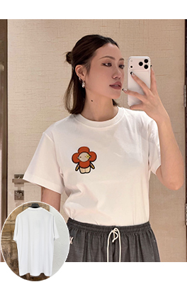 ルイヴィトン Vivian ヴィヴィアン サンフラワー 半袖Tシャツ