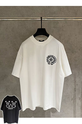 クロムハーツ 新モデル刺繍半袖Tシャツ