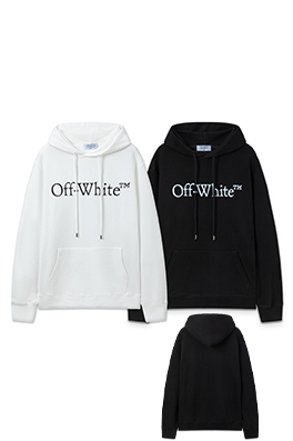 オフホワイト off white 新しいレタープリントのゆったりとしたフード付きスウェットシャツ