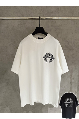 クロムハーツスーパーコピー 新モデル刺繍半袖Tシャツ