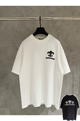 クロムハーツ クラシックな刺繍半袖Tシャツ