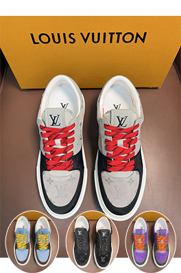 ルイヴィトン LV ロゴ入りカジュアルスニーカー