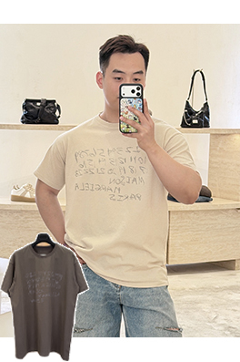 マルタンマルジェラ Maison Margiela MM6 プリント半袖Tシャツ
