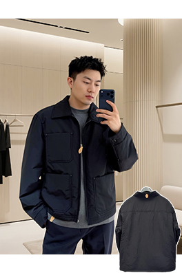 ルイヴィトンスーパーコピー レザーロゴワークジャケット