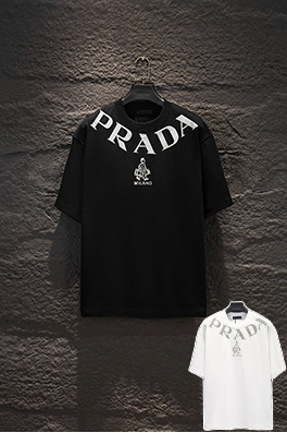 プラダ PRADA 新作フロックプリント半袖Tシャツ