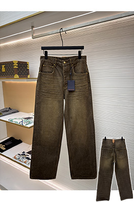 ルイヴィトン ポケット文字刺繍トラックジーンズ