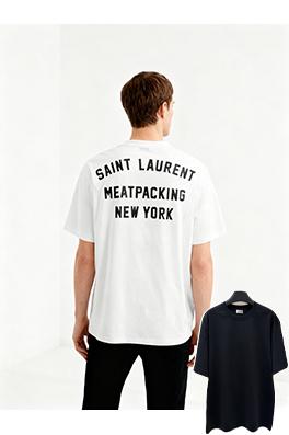 サンローラン ニューヨークコレクション プリント半袖Tシャツ