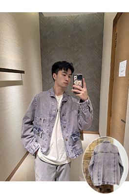 ルイヴィトン 色褪せたデニムのワークウェアジャケット