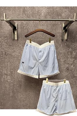 ルイヴィトンスーパーコピー ホワイトカラーの刺繍ストライプショートパンツ