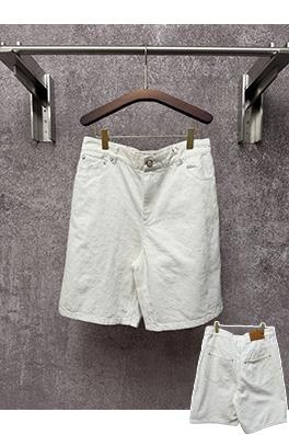 ルイヴィトン 新しいホワイトジャカードデニムショートパンツ
