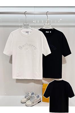 バーバリー BURBERRY 1856 クラシック ウォー ホース ロゴ 刺繍 クルーネック 半袖 Tシャツ