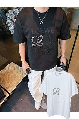 ロエベ LOEWE 新作アップリケ刺繍レター半袖Tシャツ