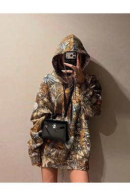 クロムハーツ x ナイキ x ドレイクノクタ カモフラージュプリントパーカー