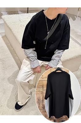 ジルサンダースーパーコピー フェイクツーピース長袖シャツ