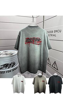 バレンシアガ Balenciaga 洗いざらしのクルーネック半袖Tシャツ