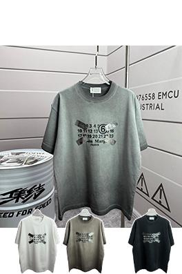 マルタンマルジェラコピー 春夏ウォッシュクルーネック半袖Tシャツ