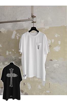 クロムハーツスーパーコピー Vintage サンスクリット十字の半袖Tシャツ