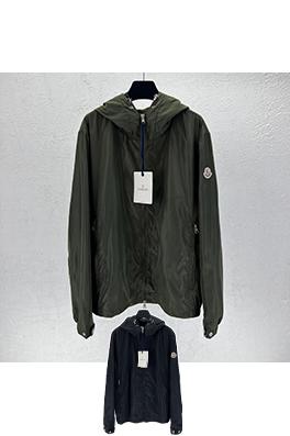 モンクレール 隠しカラーブロックフード付きジャケット