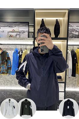 モンクレール 新しいプリントフード付きジャケット