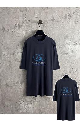 バレンシアガスーパーコピー Balenciaga サーフロゴダイレクトプリント半袖Tシャツ