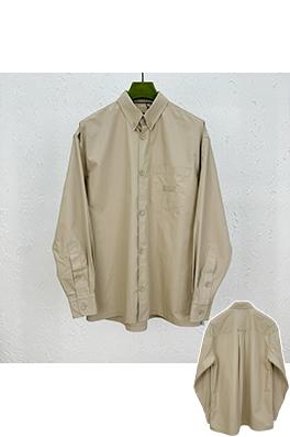 グッチ 刺繍ポケット付き長袖シャツ