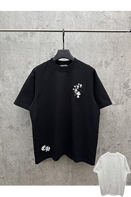 クロムハーツ スパンコール刺繍入り変色の半袖Tシャツ