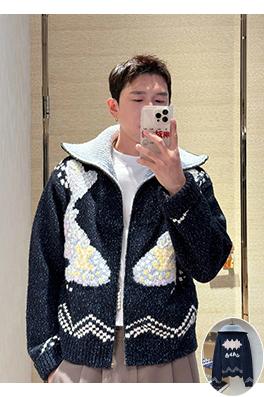 ルイヴィトン Nigo シリーズ ジッパー付きニットウエスト絞りジャケット