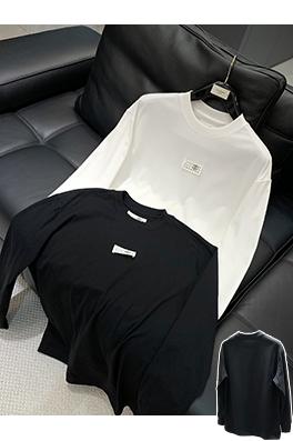 マルタンマルジェラ プリント文字柄ロゴ入り長袖シャツ