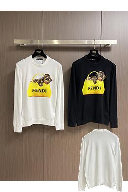 フェンディブランドコピー FENDI 漫画柄のニットクルーネックセーター