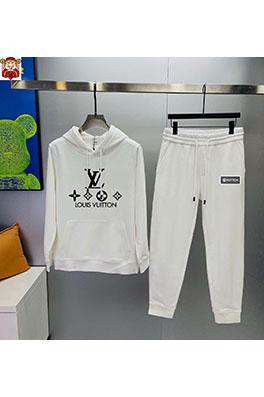 ルイヴィトン LOUIS VUITTON 新モデル人気のフード付きスウェットシャツとパンツのセット