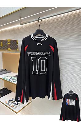 バレンシアガ Balenciaga NBA コラボレーション刺繍入り長袖シャツ