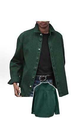 ディオールコピー ダーク柄ジャカード長袖シャツ