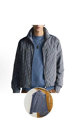 ディオール クラシックな総柄プリントジャケット