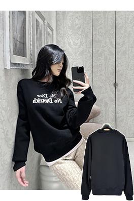 ディオール Dior 刺繍入りレタークルーネック スウェットシャツ