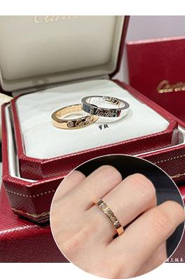 カルティエ CNC 狭いイングリッシュリング