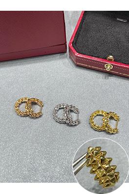 カルティエブランドスーパーコピー CNC スタイリッシュなミニ弾丸型ピアス