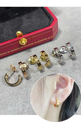 カルティエ CNC 細で滑らかなLOVEピアス