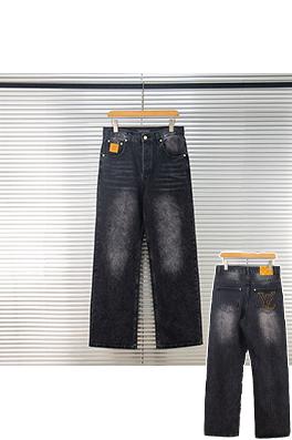 ルイヴィトン スエードレザータグジーンズ