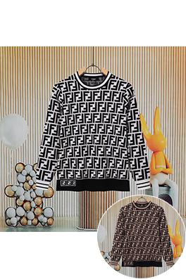 フェンディ 秋冬ジャカード織りラウンドネックニットセーター