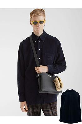 フェンディ コーデュロイの長袖シャツ