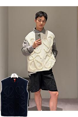 ロエベブランドスーパーコピー ケーブルニットベスト