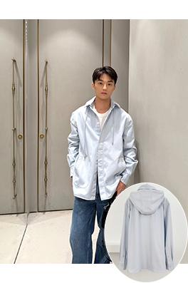 ロエベ フード付き（取り外し可能）シャツジャケット
