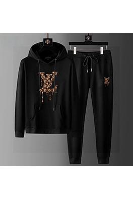 ルイヴィトンコピー LV 人気のフード付きスウェットシャツとパンツのセット